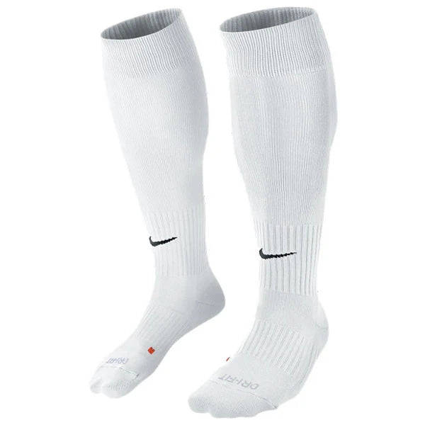 Nike St. Amant Classic II Sock - White/Black St. Amant Boys   - Third Coast Soccer