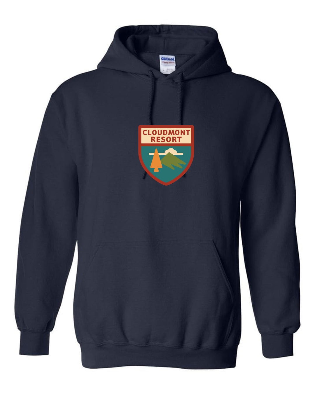 Cloudmont Resort Hooded Sweatshirt Cloudmont Resort Navy Youth Small - Third Coast Soccer
