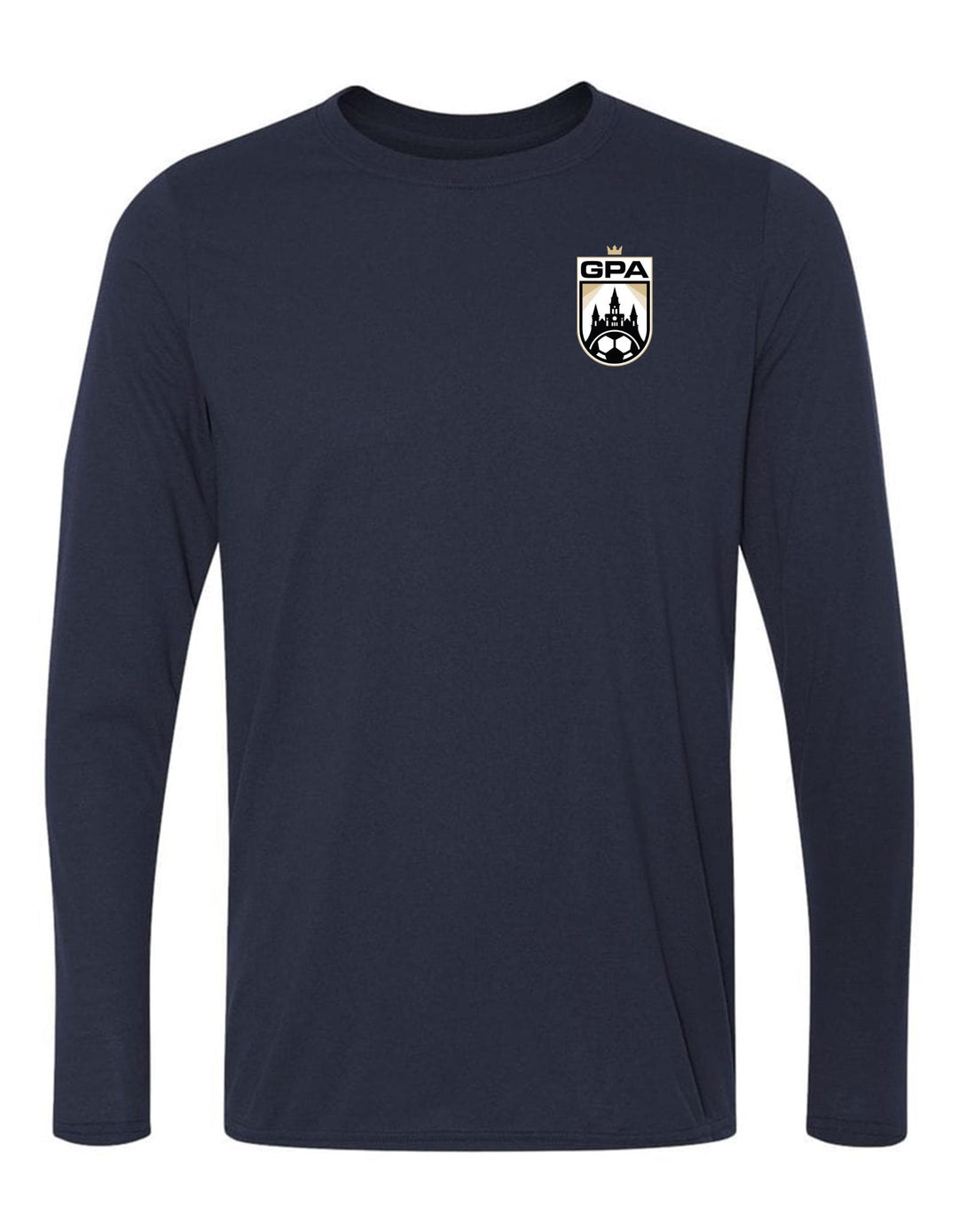GPA Long-Sleeve T-Shirt GPA Spiritwear Navy Mens Small - Third Coast Soccer