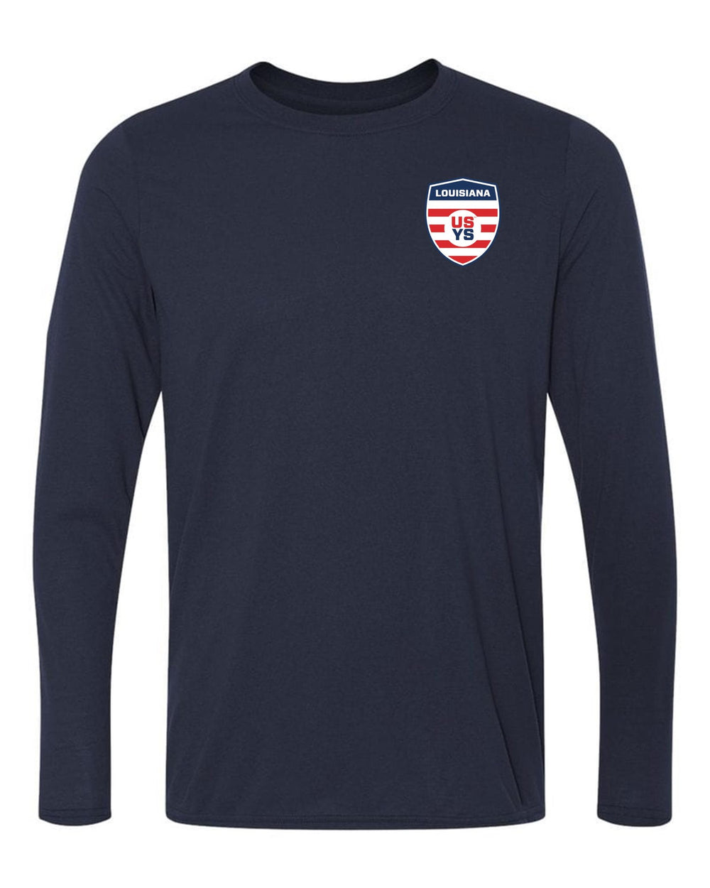 LA Select USYS Long-Sleeve T-Shirt LA ODP Spiritwear Navy Mens Small - Third Coast Soccer