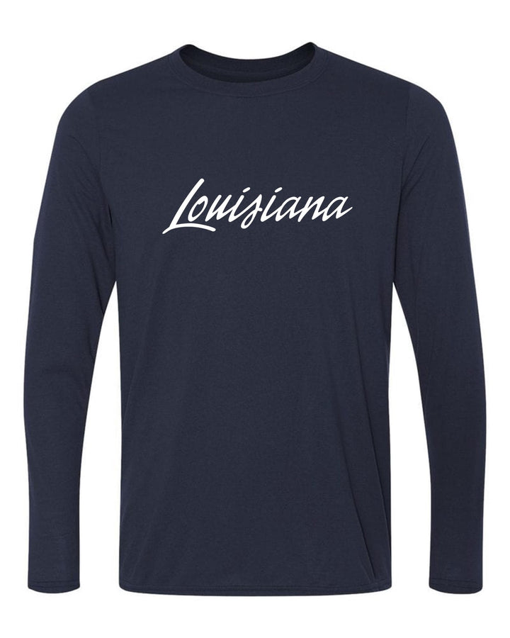 Louisiana Select LA Long-Sleeve T-Shirt LA ODP Spiritwear Navy Mens Small - Third Coast Soccer