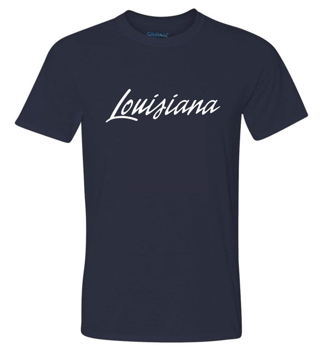Louisiana Select LA Short-Sleeve T-Shirt LA ODP Spiritwear Navy Mens Small - Third Coast Soccer