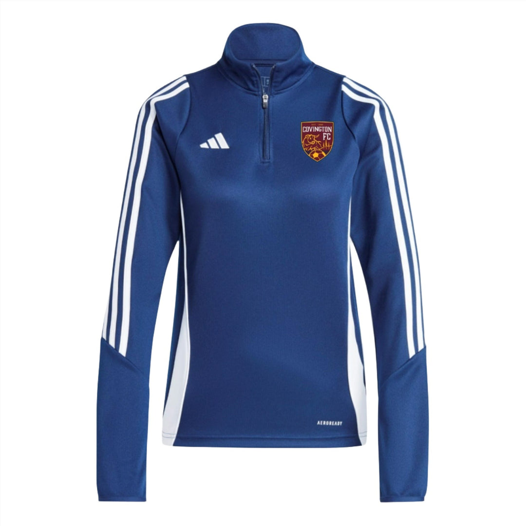 adidas Covington FC Women's Tiro 24 Training Top - Navy/White Covington FC 24-26   - Third Coast Soccer