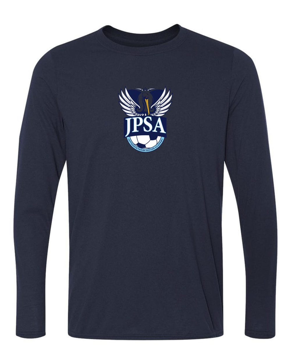 JPSA Long-Sleeve T-Shirt JPSA Spiritwear Navy Youth Small - Third Coast Soccer