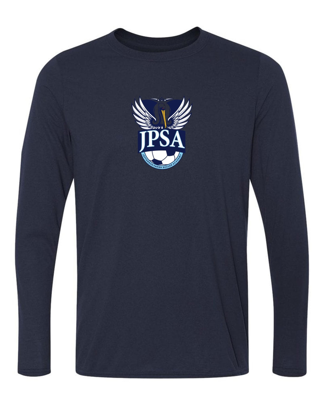 JPSA Long-Sleeve T-Shirt JPSA Spiritwear Navy Youth Small - Third Coast Soccer