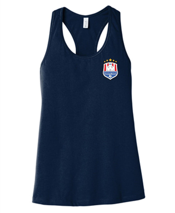 Bella+Canvas Women's BVFC Racerback Tank BVFC Navy Womens Small - Third Coast Soccer