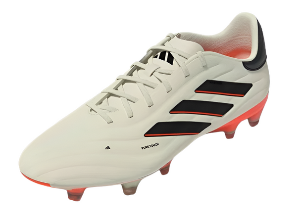 adidas Copa Pure 2 Elite FG - Ivory/Black/Solar Red – Third