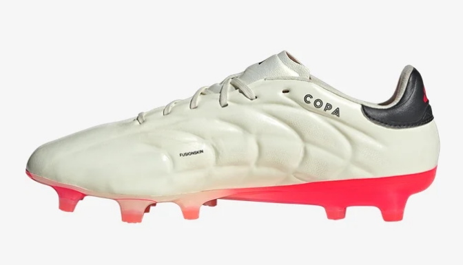 adidas Copa Pure 2 Elite FG - Ivory/Black/Solar Red Mens Footwear   - Third Coast Soccer