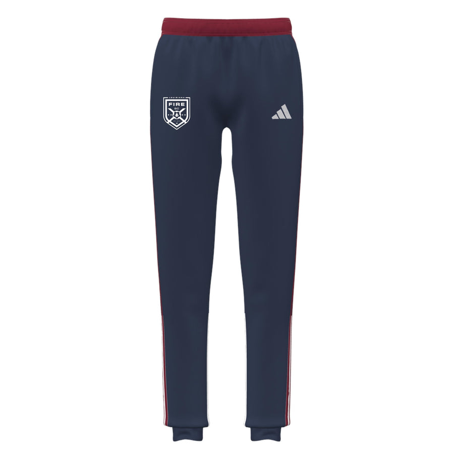 adidas Custom ECNL Youth Entrada 22 Training Pant - Navy/Red ECNL 25 - Third Coast Soccer