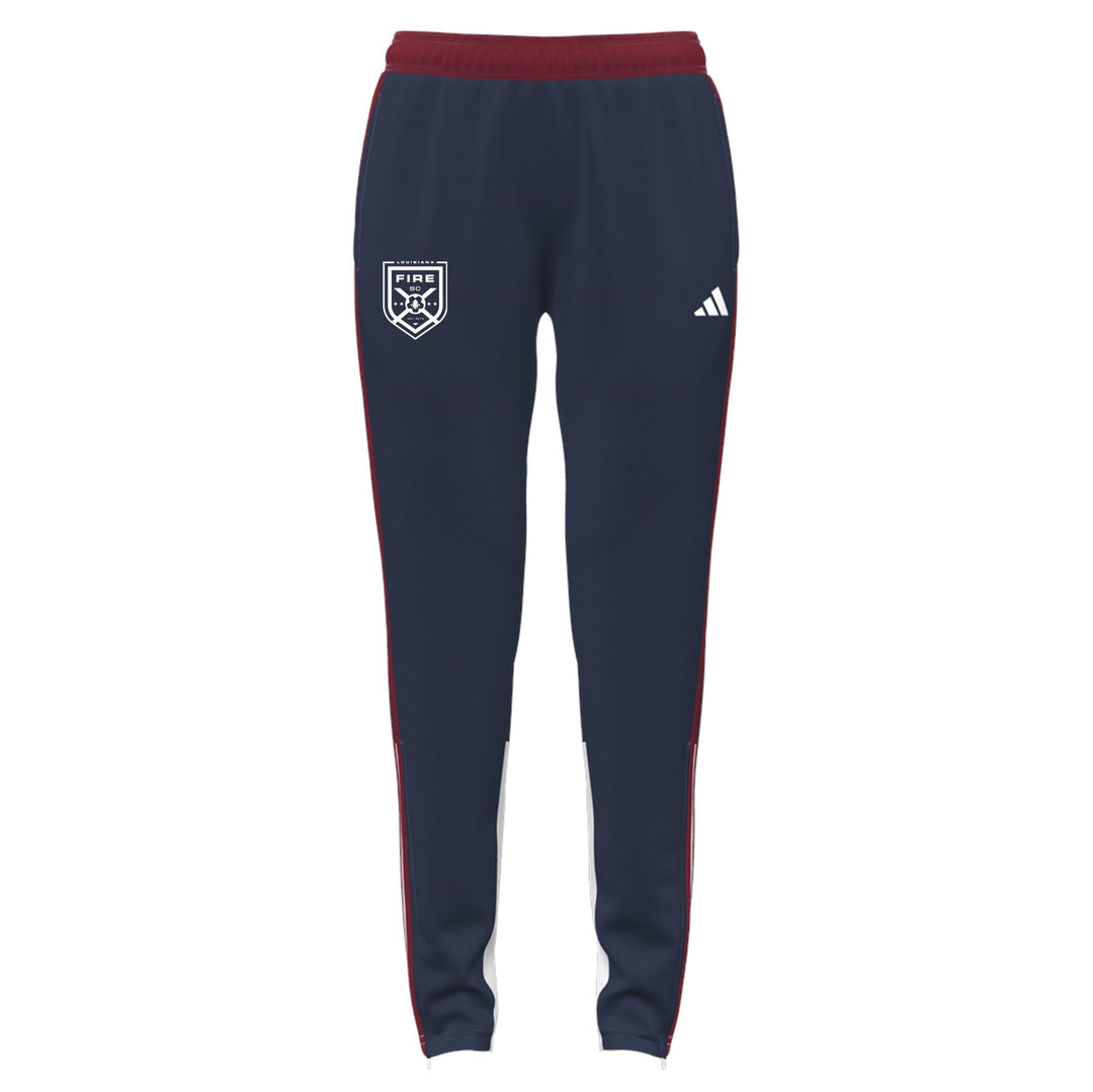 adidas Custom ECNL Women's Entrada 22 Training Pant - Navy/Red ECNL 25 - Third Coast Soccer
