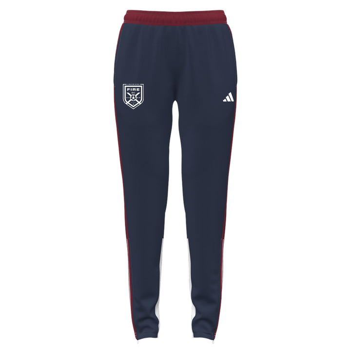 adidas Custom ECNL Women's Entrada 22 Training Pant - Navy/Red ECNL 25 - Third Coast Soccer