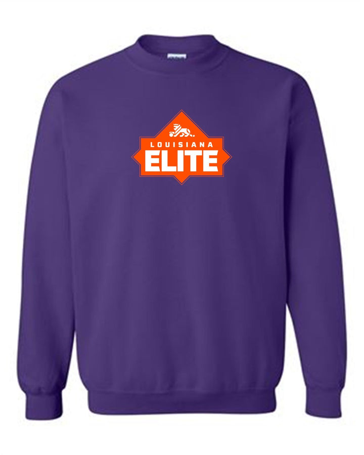 Louisiana Elite Crew Neck Sweatshirt Louisiana Elite Spiritwear Purple Youth Small - Third Coast Soccer