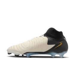 Nike Phantom Luna II Elite FG - White/Black/Gold Mens Footwear   - Third Coast Soccer