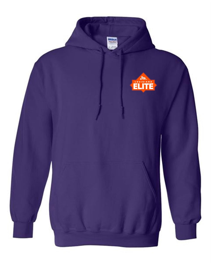 Louisiana Elite Hooded Sweatshirt Louisiana Elite Spiritwear Purple Youth Small - Third Coast Soccer