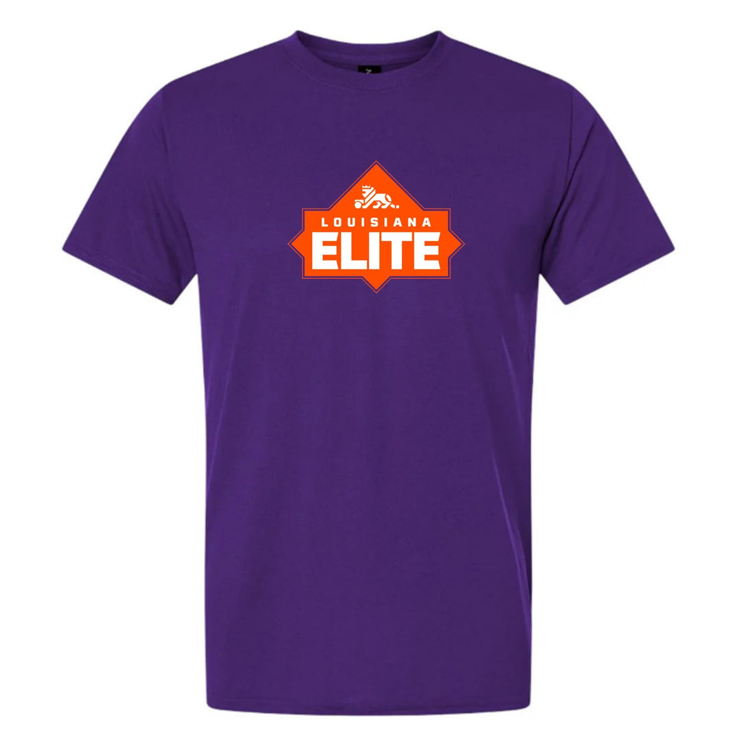 Louisiana Elite Short-Sleeve T-Shirt Louisiana Elite Spiritwear Purple Youth Small - Third Coast Soccer