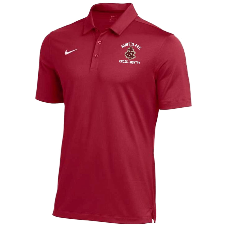 Nike Men's NCS Cross Country Strike Franchise Polo - Crimson NCS Cross Country - Third Coast Soccer