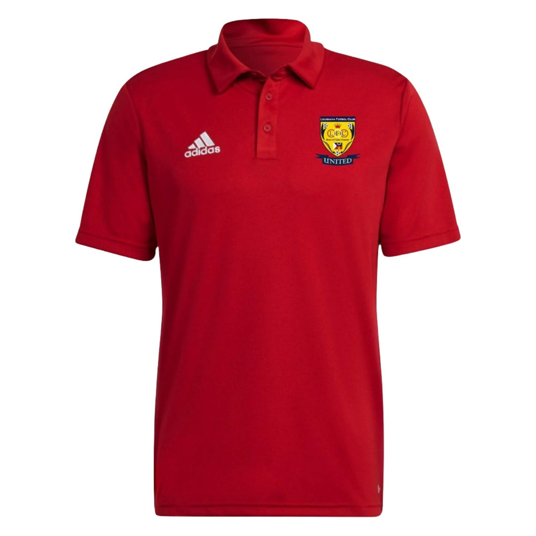 adidas Louisiana FC Men's Entrada 22 Polo - Red Louisiana Futbol Club 24   - Third Coast Soccer