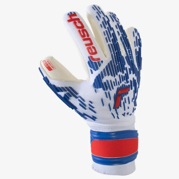 reusch Attrakt Freegel Gold Sleek Finger Support Goalkeeper Gloves Gloves   - Third Coast Soccer