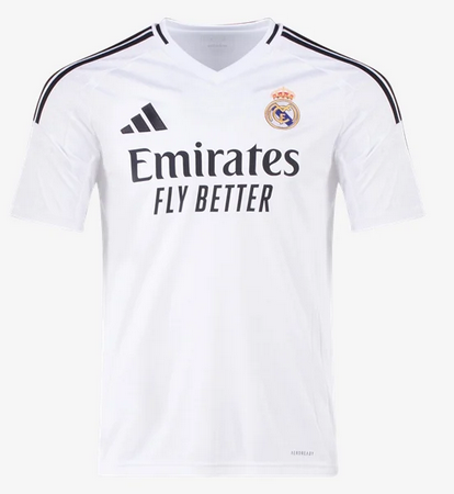 adidas Real Madrid Home Jersey 24/25 Club Replica   - Third Coast Soccer