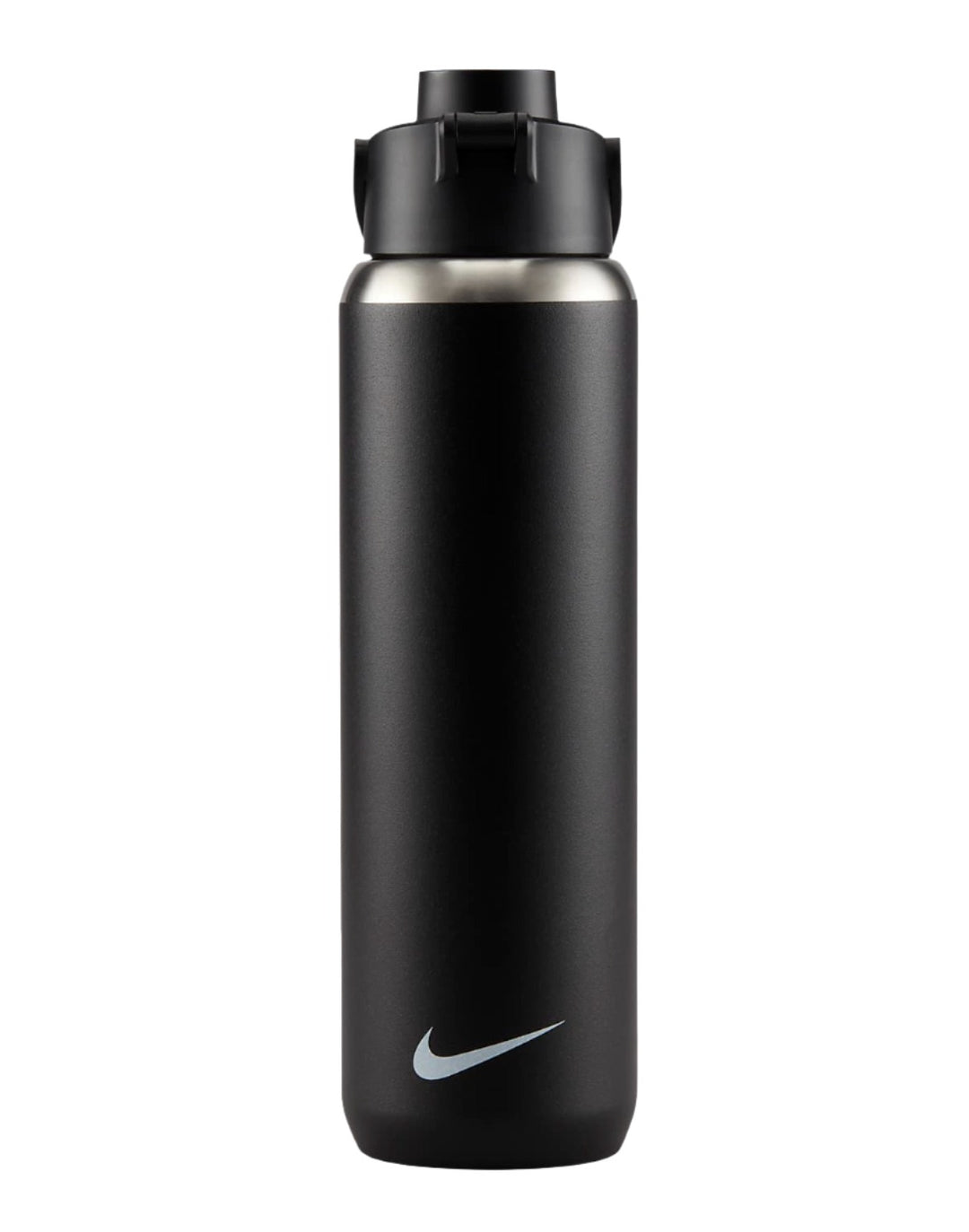 Nike SS Recharge Chug 24 Oz - Stainless Steel/Black/White Drinkware   - Third Coast Soccer