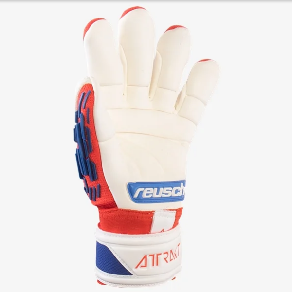 reusch Attrakt Freegel Gold Finger Support Goalkeeper Gloves Gloves   - Third Coast Soccer