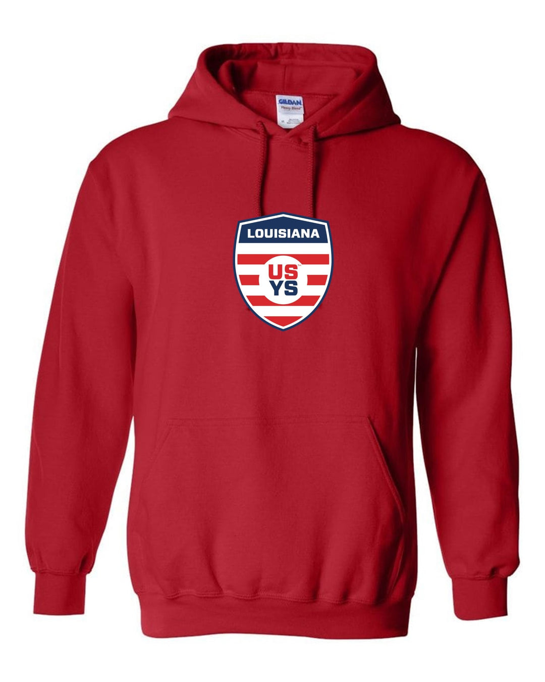 Louisiana Select USYS Hoody LA ODP Spiritwear Red Youth Small - Third Coast Soccer