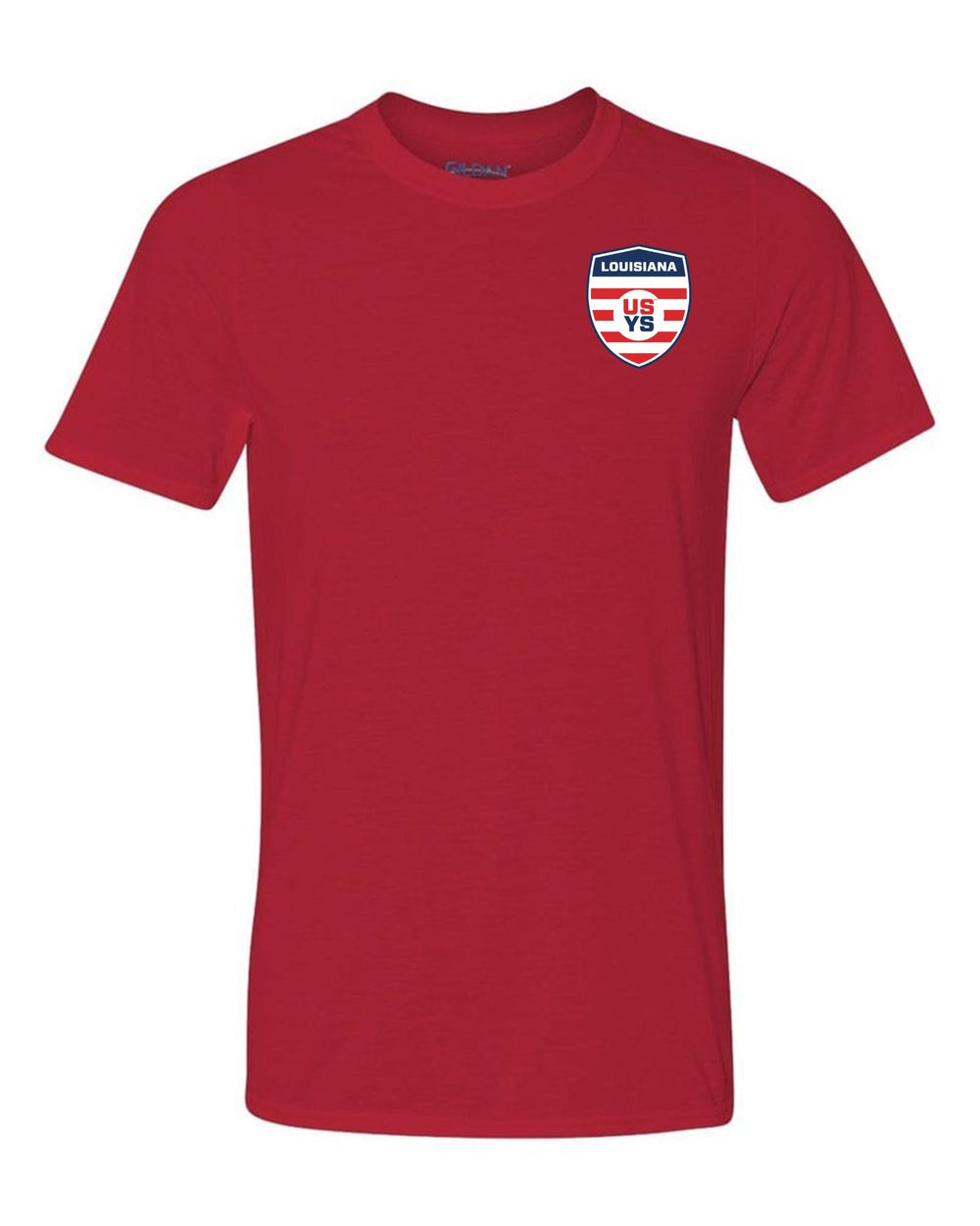 LA Select USYS Short-Sleeve T-Shirt LA ODP Spiritwear Red Mens Small - Third Coast Soccer