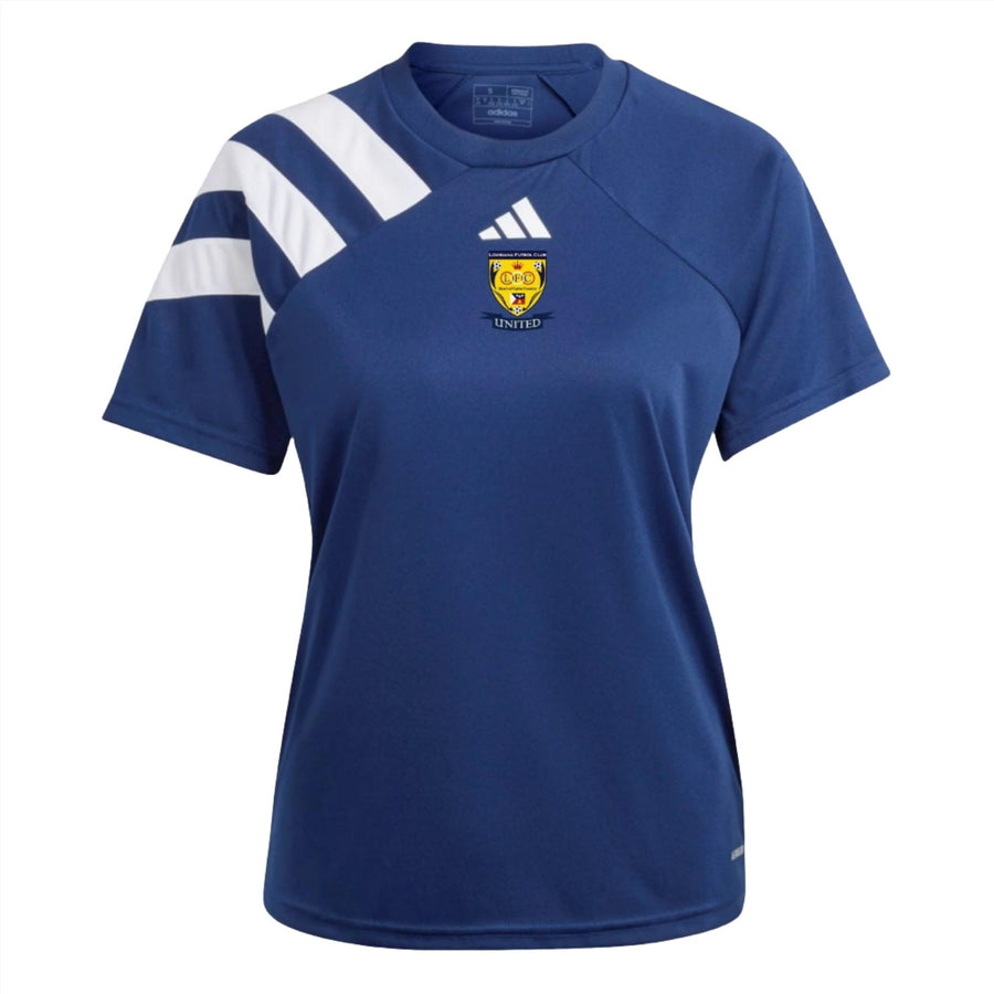 adidas Louisiana FC Women's Fortune 23 Jersey - Navy/White Louisiana Futbol Club 24   - Third Coast Soccer