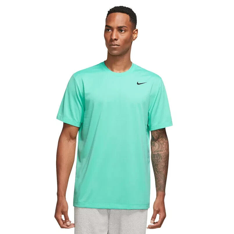 Nike Dri-Fit Legend T-Shirt Training Jersey Light Menta/Black Mens Small - Third Coast Soccer
