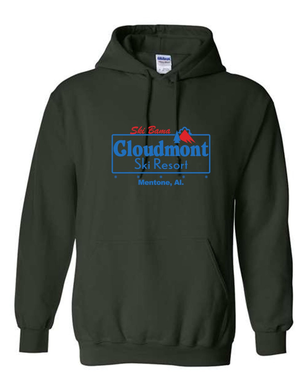 Ski Bama Cloudmont Ski Resort Hooded Sweatshirt Ski Bama CSR Forest Youth Small - Third Coast Soccer