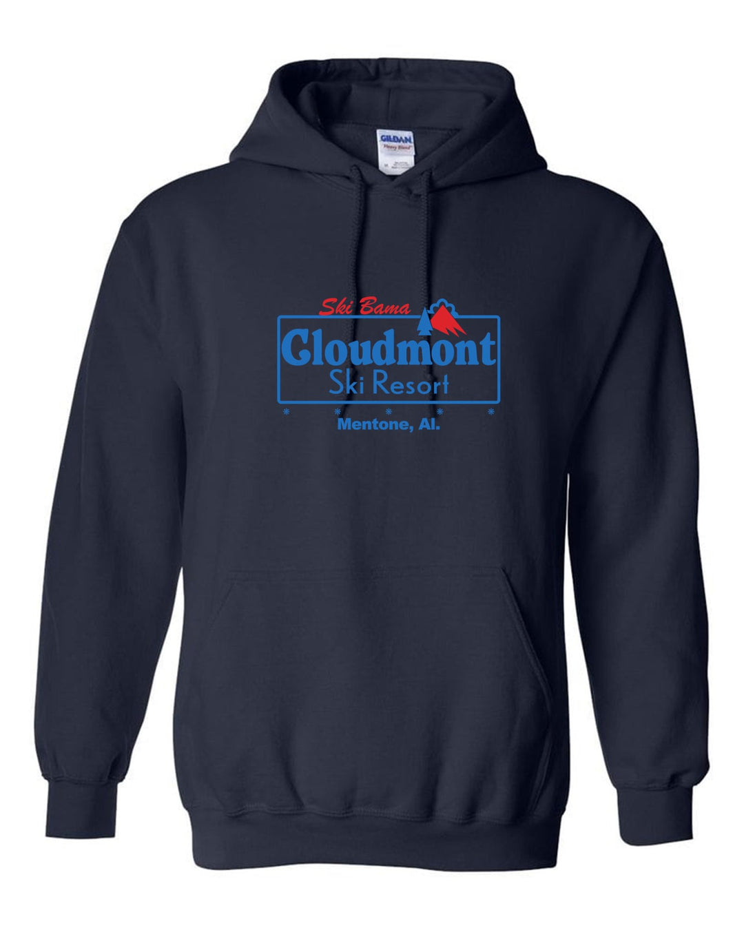 Ski Bama Cloudmont Ski Resort Hooded Sweatshirt Ski Bama CSR Navy Youth Small - Third Coast Soccer