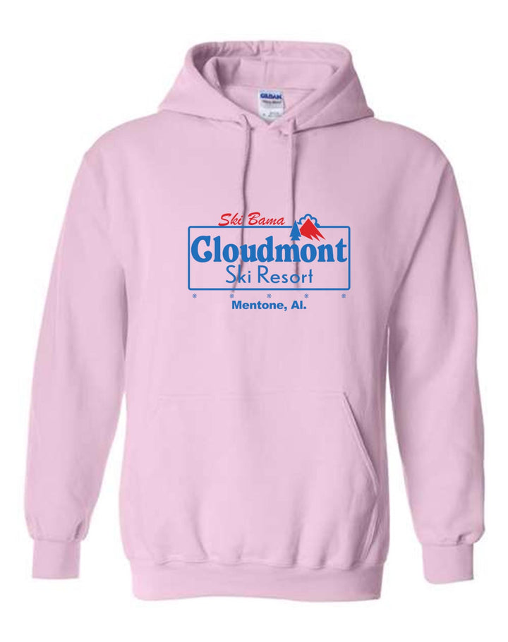 Ski Bama Cloudmont Ski Resort Hooded Sweatshirt Ski Bama CSR Light Pink Youth Small - Third Coast Soccer