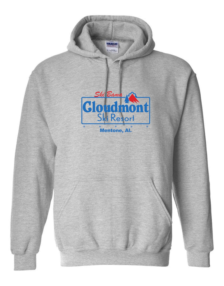 Ski Bama Cloudmont Ski Resort Hooded Sweatshirt Ski Bama CSR Sport Grey Youth Small - Third Coast Soccer