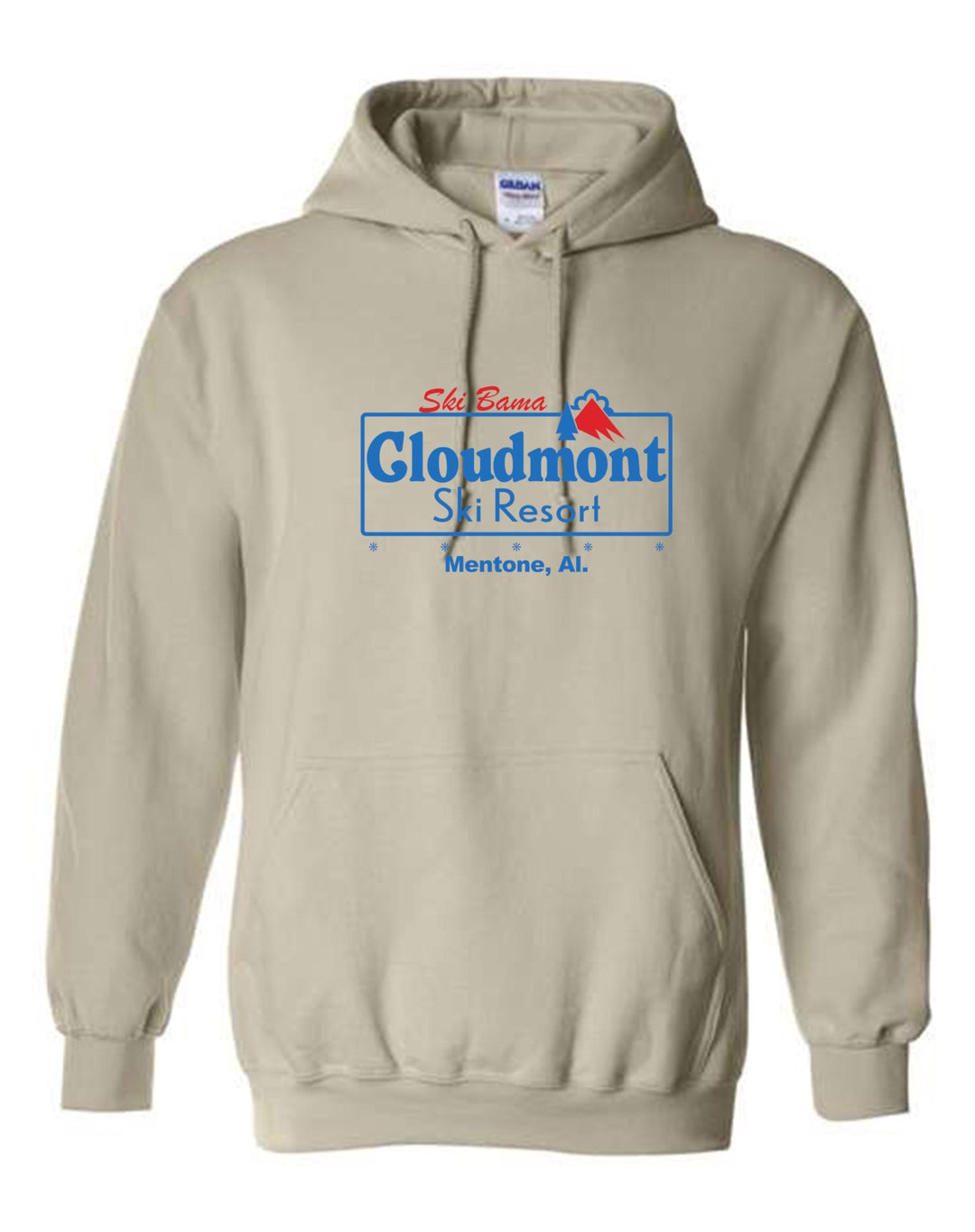 Ski Bama Cloudmont Ski Resort Hooded Sweatshirt Ski Bama CSR Sand Youth Small - Third Coast Soccer