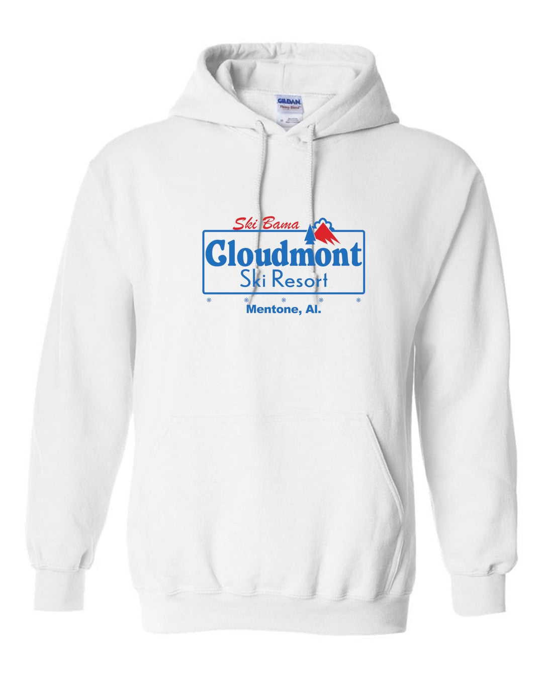 Ski Bama Cloudmont Ski Resort Hooded Sweatshirt Ski Bama CSR White Youth Small - Third Coast Soccer