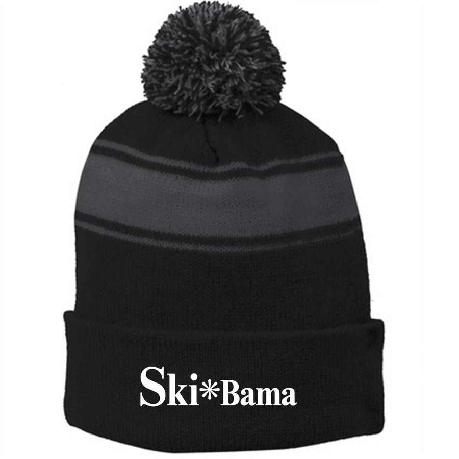 Ski Bama Pom-Pom Beanie Ski Bama Black/Iron Grey - Third Coast Soccer