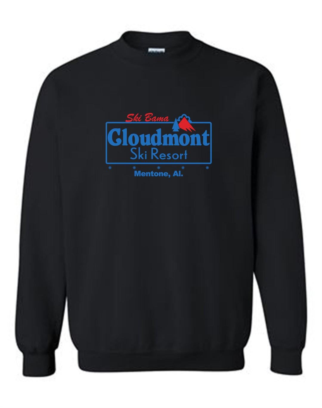 Ski Bama Cloudmont Ski Resort Crewneck Sweatshirt Ski Bama CSR Black Youth Small - Third Coast Soccer