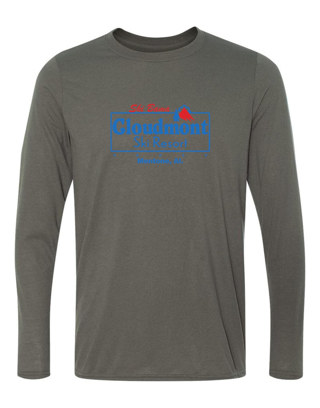 Ski Bama Cloudmont Ski Resort Long-Sleeve T-Shirt Ski Bama CSR Charcoal Youth Small - Third Coast Soccer