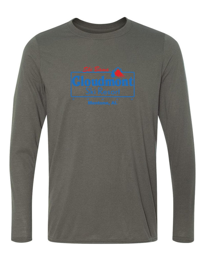 Ski Bama Cloudmont Ski Resort Long-Sleeve T-Shirt Ski Bama CSR Charcoal Youth Small - Third Coast Soccer