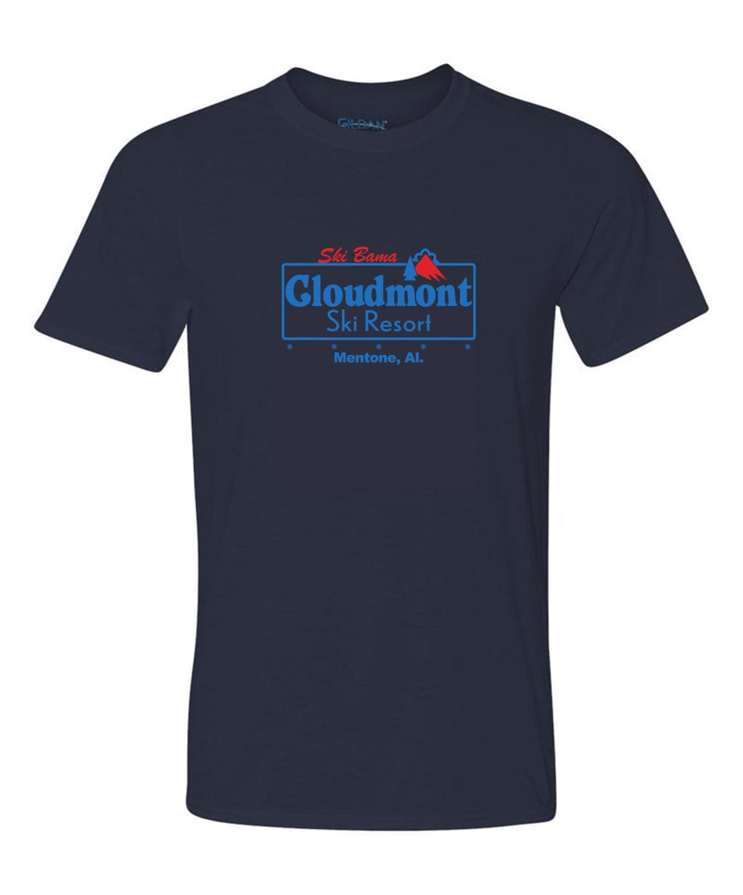 Ski Bama Cloudmont Ski Resort Short-Sleeve T-Shirt Ski Bama CSR Navy Youth Small - Third Coast Soccer