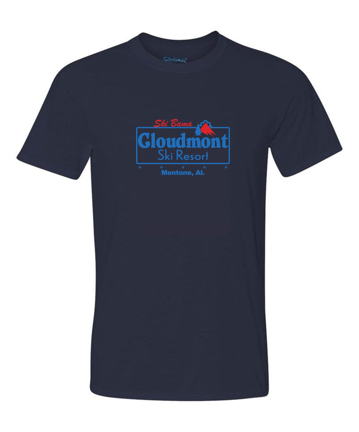 Ski Bama Cloudmont Ski Resort Short-Sleeve T-Shirt Ski Bama CSR Navy Youth Small - Third Coast Soccer