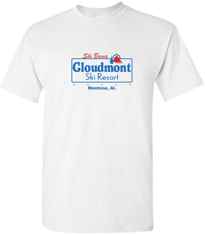 Ski Bama Cloudmont Ski Resort Short-Sleeve T-Shirt Ski Bama CSR White Youth Small - Third Coast Soccer