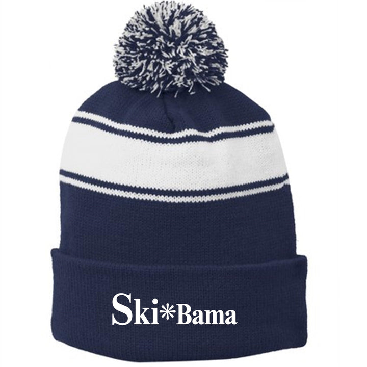Ski Bama Pom-Pom Beanie Ski Bama True Navy/White - Third Coast Soccer