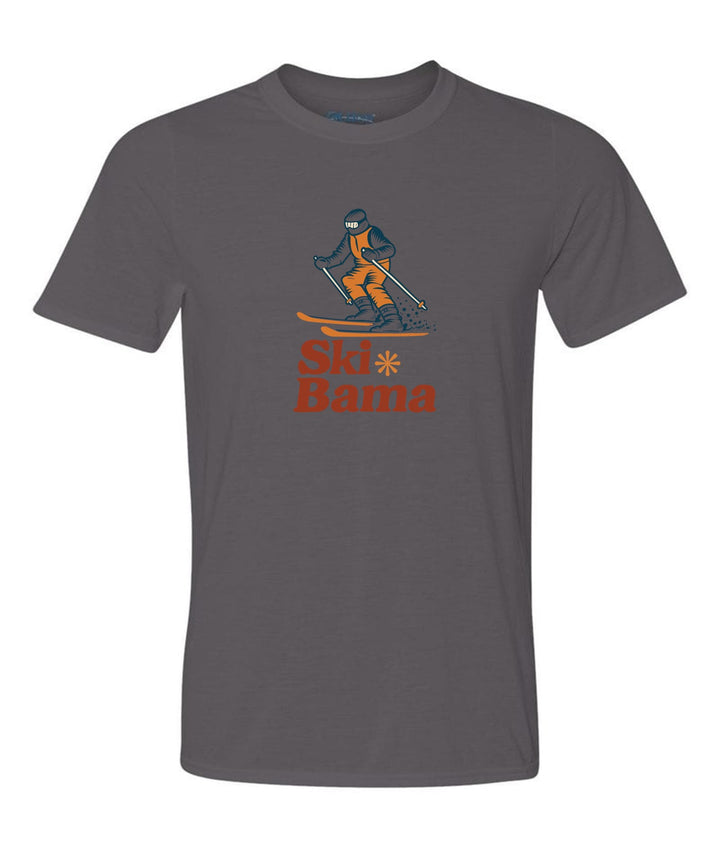 Ski Bama Short-Sleeve T-Shirt Ski Bama Skier Charcoal Youth Small - Third Coast Soccer