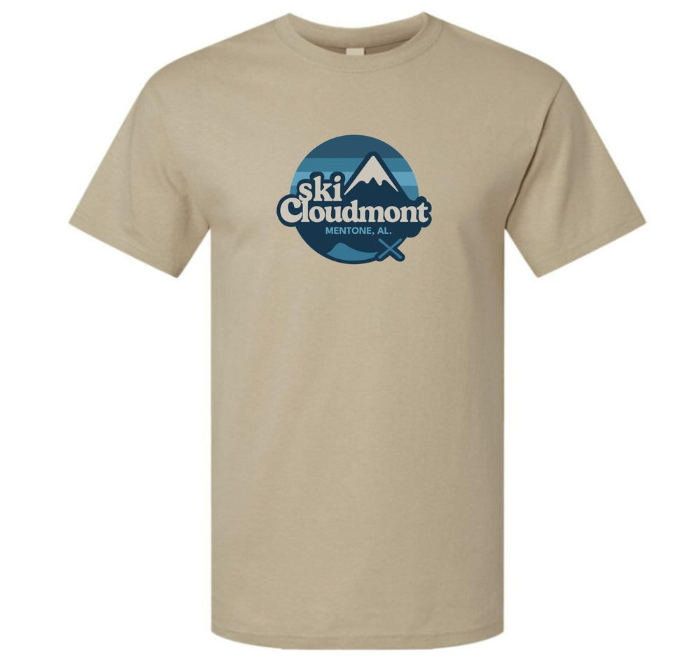 Ski Cloudmont Short-Sleeve T-Shirt Ski Cloudmont Sand Youth Small - Third Coast Soccer