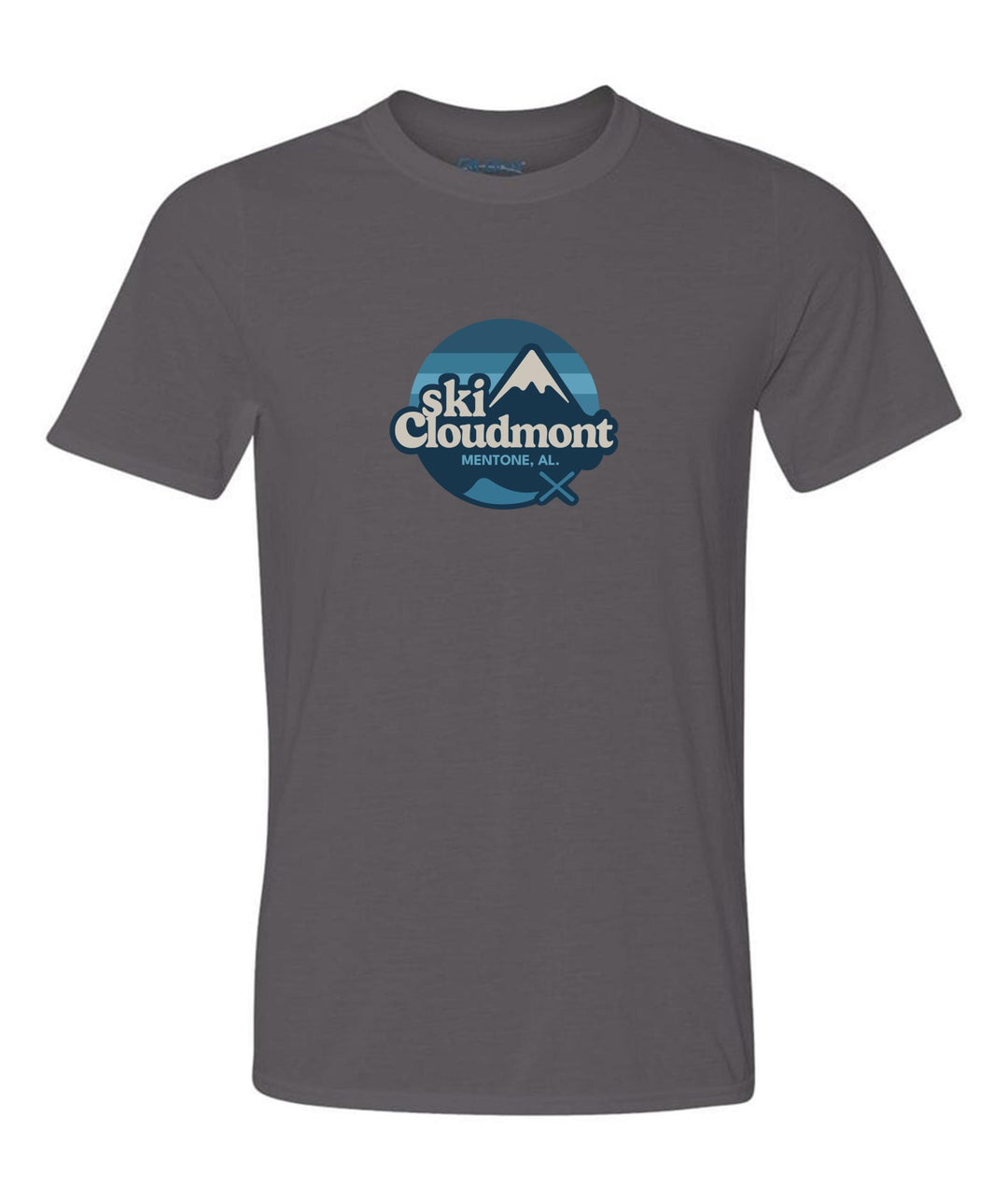 Ski Cloudmont Short-Sleeve T-Shirt Ski Cloudmont Charcoal Youth Small - Third Coast Soccer