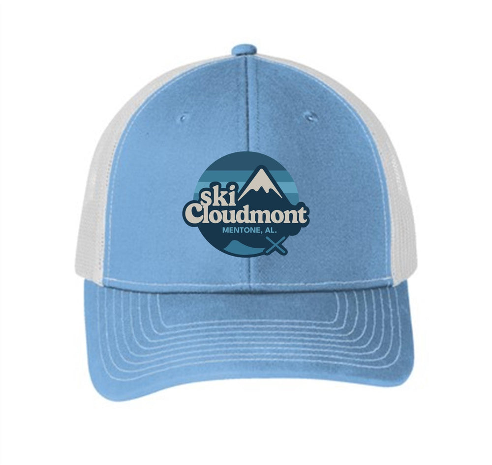 Ski Cloudmont Trucker Hat Ski Cloudmont Carolina Blue/White - Third Coast Soccer