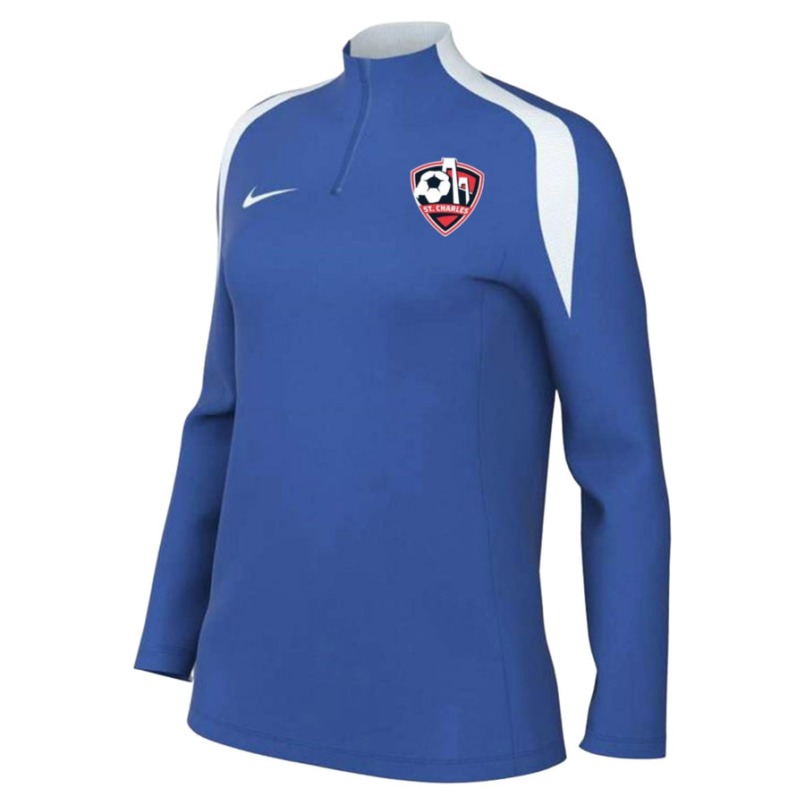 Nike St. Charles Soccer Women's Strike 24 Drill Top - Royal St. Charles Soccer 2024-2026   - Third Coast Soccer