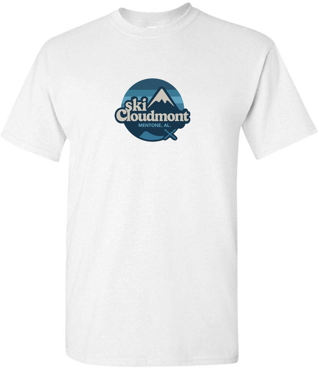 Ski Cloudmont Short-Sleeve T-Shirt Ski Cloudmont White Youth Small - Third Coast Soccer