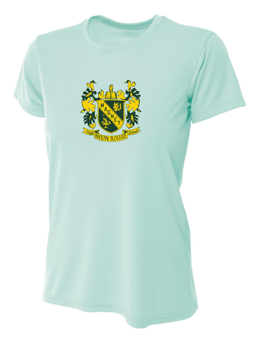 A4 BRMHS Logo Performance Crew BRMHS Soccer Pastel Mint Womens XSmall - Third Coast Soccer